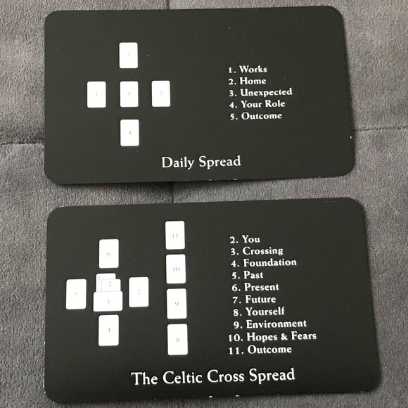 Easy Tarot Kit featuring Gilded Tarot Ciro Marchetti & Spread Sheet - Picture 10 of 11